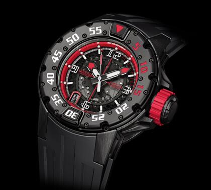 Richard Mille Replica Watch RM 028 Diver Americas Black Titanium